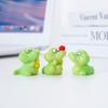 Boneca Crocodilo Pequeno Fofa Travessa Decoração DIY Fofa Saco Surpresa Acessórios para Pendurar Mini Enfeites Pequenos de Mesa para Carro
