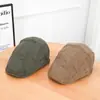Boina de mezclilla retro, moda callejera estilo Hong Kong, boina artística, hace que la cara se vea más pequeña, adecuada para primavera y otoño, solo sombrero, disponible para envío directo