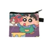 Nuevo Monedero de Dibujos Animados Crayon Shin-Chan para Estudiantes Hombres y Mujeres Bolsa de Almacenamiento de Poliéster Bolsa de Almacenamiento Personalizada de Moda Venta al por Mayor Caliente