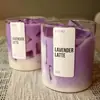 Lihome Xiangliya Vela Aromática Personalizada Sabor Café Helado de Matcha Vaso de Vidrio de Alta Gama Cera de Gelatina