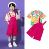 Roupas para Fotografia da Temporada de Formatura do Jardim de Infância, Uniforme para Foto da Turma Final, Roupas para Apresentação do Dia das Crianças, Macacões Coloridos de Verão