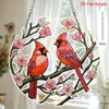 Nuevo Colgante de Pájaro Acrílico Transfronterizo para Decoración de Sala de Estar Interior y Jardín Exterior, Adorno Colgante para Arreglo de Fiesta Navideña