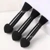 Bangfei kit de 3 piezas dos en uno cabeza de esponja pincel de maquillaje mini portátil cepillo suelto herramientas de belleza
