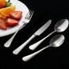 Talheres de Aço Inoxidável 304 Série 1010 Faca e Garfo para Comida Ocidental Colher de Sobremesa Ocidental e Café Faca e Garfo para Bife Venda por Atacado