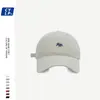 Celebridad de Internet Linda Combinación Perfecta Gorra de Béisbol Bordada de Zorro Pequeño para Hombres y Mujeres Pareja Estilo Coreano Moda Gorra Suave de Copa Brillante