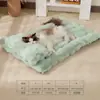 Cama para Gatos Transfronteriza Esterilla para Gatos Manta para Mascotas Cama Cálida para Gatos Manta para Gatos Otoño e Invierno Esterilla para Dormir para Gatos Esterilla para Gatos Suministros para Gatos
