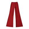 Calças Esportivas Casuais Flare Slim Fit American Fleece Calças de Yoga Outono e Inverno Novo Cordão