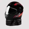 Casco para Motocicleta de Vehículo Eléctrico Certificado 3C Estándar Nacional Cobertura Total Ligero Resistente al Viento Invernal Antivaho Cálido y Seguro Casco Integral