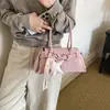 Bolso tote vintage de estampado de leopardo estilo coreano para mujer, nueva tendencia de moda otoño e invierno 2026, bolso de hombro y cruzado de alta gama para el trabajo