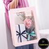 Embalagem de Flores Transparente Bolsa de Mão Bolsa com Janela para Presente Festival Tanabata Boneca de Acompanhamento Bolsa de Mão com Janela