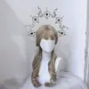 Bolsa de Materiales para Corona Hecha a Mano DIY Accesorios de Bolsa para Retrato Fotográfico de Mujeres Embarazadas Aura Solar Barroca