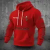 Jerseys de equipo transfronterizos europeos y americanos de talla grande, estampado digital 3D, corte holgado, con cremallera, con capucha, sudaderas deportivas, sudaderas de invierno