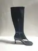 Feira de Comércio Exterior Europeia e Americana de 2024 Novas Sandálias Femininas de Moda Personalizadas com Salto Médio Elásticas de Cintura Alta com Bico Peixe e Dentes de Clipe Salto Fino