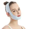 Faixa Elástica Facial Rosa Máscara Facial de Duplo Lifting Fina e Molda ao Contorno do Rosto Máscara de Dormir Venda por Atacado