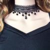 Accesorios transfronterizos para mujer, correa para el cuello, corte gótico, Spice Girl, cadena para el cuello, collar de encaje, gargantilla, cadena para clavícula, collar vintage