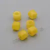 Cuentas Cilíndricas de Color Degradado Difuminado Acrílico con Agujero Grande Piedra Tipo Cristal Sueltas Material para Pulsera de Abalorios DIY