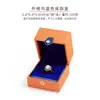 Caja de anillo de cuero PU con broche, caja para colgante, pulsera, pendientes, caja de embalaje de joyería de alta gama, joyero, venta al por mayor directamente de fábrica