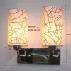 Lámpara de Pared de Plástico para Mesita de Noche de Hotel Ahorradora de Energía Dormitorio Simple Creativa Retro Sala de Estar Escalera LED Balcón