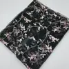 Tecido de Malha Bordada Plana com Bordado de Planta, Multicolorido em Estoque, Tecido Bordado para Figurinos de Palco e Adereços