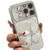 Pegatinas para Lente de Teléfono Móvil, Pegatinas de Copos de Nieve Navideños, Pegatinas de Uñas con Relieve Ccd para Tablet Estilo Ins Atmosférico