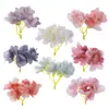 Cabeças de Flores de Hortênsia Bonitas Estilo Ins Transfronteiriço, Flores Artificiais, Plantas Falsas, Atacado para Decorações de Casamento e Decoração de Casa