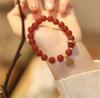 Joyas Recomendadas: Aniversario 26 Nuevo ModeloVibras de PrimaveraPulsera de Ágata Roja Calcedonia, Diseño de Nicho Vintage
