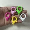 Acessórios para Bolsa Fivela de Pendurar Acrílico Fecho Lagosta 35mm Fecho Lagosta Cor Plástico Chaveiro de Celular Material DIY