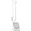 Juego de utensilios de cocina de acero inoxidable transfronterizo para cocina casera, que incluye espátula, cuchara para sopa, cuchara para arroz, espátula para freír, rastrillo para harina y mango liso