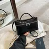 Bolso de Mano de Alta Gama con Patrón de Cocodrilo para Mujer, Nuevo Modelo Verano 2026, Moda de Nicho, Bolso Cubo Simple, Bolso Pequeño Cruzado