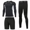 2023 nuevo traje deportivo de primavera y verano de red gris para hombre, traje deportivo para correr, mallas transpirables de secado rápido, traje de entrenamiento