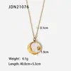[Seleccionado Rigurosamente y Suministrado Especialmente] Joyería Europea y Americana Francesa de Nicho Retro Collar de Acero de Titanio Acero Inoxidable Zirconia Corazón Collar para Mujer