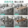 Mesa de conferência dobrável, mesa longa de treinamento fixa móvel, mesa de escritório para negociação, emendável, extensível, multifuncional, dobrável