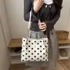 Bolso de Mano Transfronterizo Fresco de Moda para Mujer, Nuevo Bolso de Hombro Color-Block de Lunares Verano 2026, Bolso de Axila para Viaje