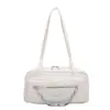 Bolsa pequena quadrada texturizada estilo coreano para mulheres no atacado, novo modelo de verão 2026, cor sólida, bolsa de ombro de luxo leve, bolsa de axila para o dia a dia