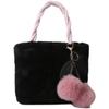 Bolso de Peluche Cherry Girl para Mujer 2026 Primavera/Verano Nuevo de Moda Elegante de Piel con Cadena Bolso Cruzado tipo Cubo
