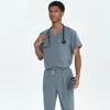 Fabricante de Origem Transfronteiriça Secagem Rápida Roupas de Lavar à Mão Elásticas Roupas Cirúrgicas para Homens e Mulheres Manga Longa e Curta Roupas de Cirurgia para Doutor