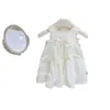 Conjunto Dulce Estilo Coreano para Niña: Vestido Estilo Francés para Niñas, Verano Sin Mangas Elegante Color Sólido Lazo Vestido Camiseta para Bebés Niñas