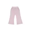Conjunto deportivo de otoño para niña con un cárdigan con capucha y pantalones de chándal ajustados y ligeramente acampanados, un conjunto de dos piezas