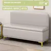 Banco para trocar de sapato para uso doméstico na sala de estar, banco sofá moderno de luxo leve com encosto, adequado para quarto, com função de armazenamento, banco longo montado na parede