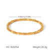Pulseira de Aço Inoxidável Estilo Ins Europeu e Americano Banhada a Ouro 18K Pulseira Aberta Sem Desbotamento Pulseira de Aço Titânio Pulseira de Alta Qualidade Feminina
