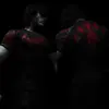 Breathedivinity Marca de Moda Americana Estilo Oscuro Ropa Deportiva Fitness Camiseta para Hombre Mallas Elásticas de Secado Rápido