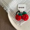 Año Nuevo Rojo Amor Lazo Fresa Infantil Pasador Diadema Par Pasador Pinza Lateral Goma