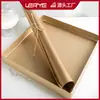 Tela de aceite para hornear con bordes plegables, tapete de teflón para hornear a alta temperatura, tela de aceite para hornear en horno, rollo de pastel, papel antiadherente para arte con cuentas