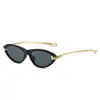 Nuevas Gafas de Sol de Verano para Mujer Estilo Ojo de Gato Protección Solar Metal PC Nudo de Cuerda Versátil Estilo Callejero Celebridad de Internet Gafas de Sol para Fotografía al Aire Libre