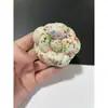 Tela de Microfibra Estampada Elegante de 6.6cm Flor Camelia Flor Pequeña Fragante Joyería Flor para Zapato Broche de Solapa Pinza para el Cabello Broche