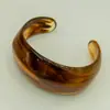 Accesorios Estilo Ins Moda Retro Pulsera de Acrílico Bohemio Simple Geométrica Abierta Joyería Apilable
