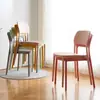 Silla de comedor nórdica sencilla, silla de ocio, silla para el hogar, taburete, silla para adultos, silla con respaldo grueso, silla de plástico, silla para exteriores