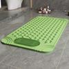 Alfombrilla Antideslizante de PVC para Baño con Cepillo, Alfombrilla de Baño de Hotel, Alfombrilla de Masaje Anticaídas para Bañera, Alfombrilla Gruesa para Pies para Uso Doméstico