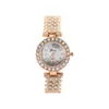 Reloj para Mujer con Correa de Acero, Fuente New Roman Llena de Estrellas y Diamantes, Moda de Lujo Ligero, Reloj de Cuarzo, Pulsera, Venta al por Mayor