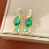 Collar con Cierre de Ovalo Empalmado con Zirconia de Goteo de Aceite Estilo Palacio, Cadena para Clavícula de Nicho de Lujo Ligero, Conjunto de Joyería Dulce